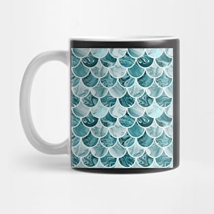 Teal scales Mug